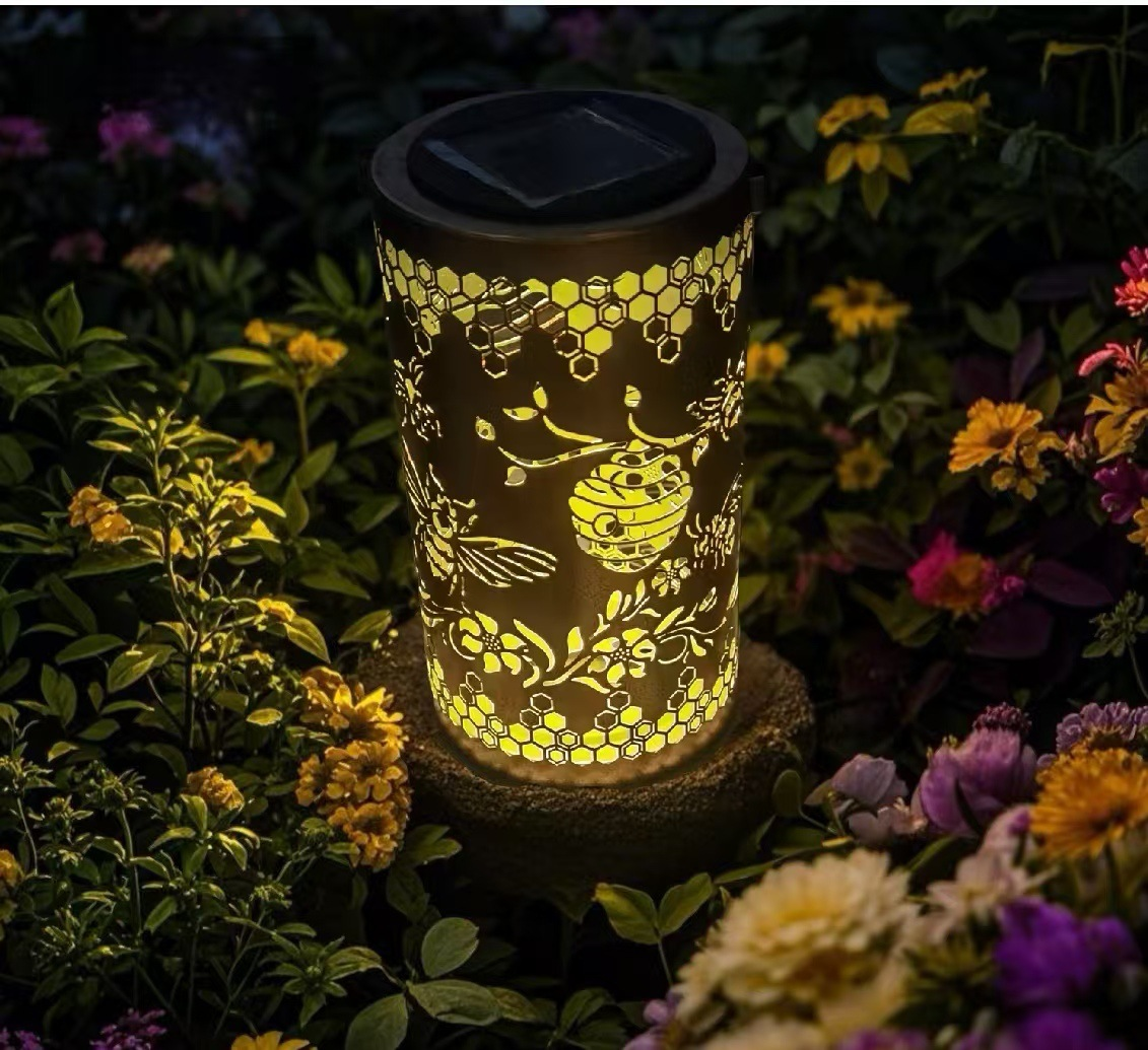 Colorful Sunflower Glow Solar Garden Lantern