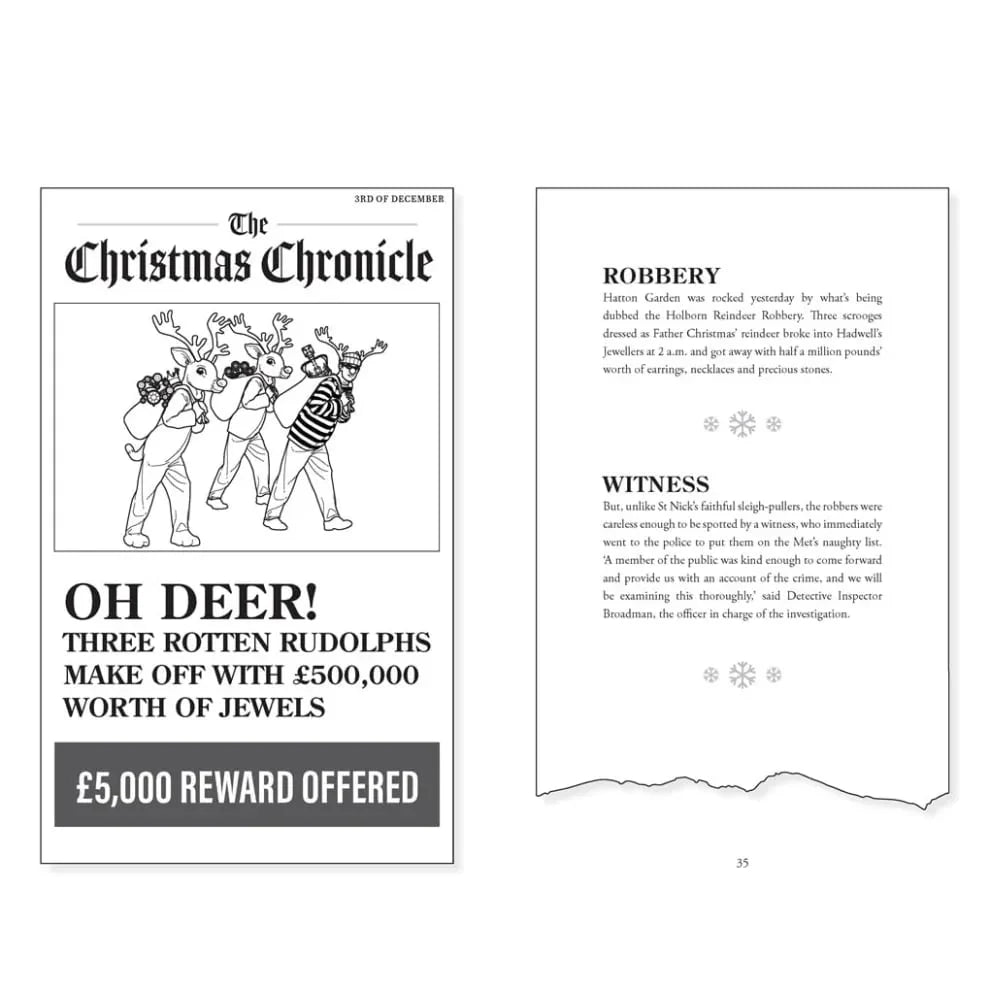 Murder by Christmas: 25 Puzzles to Solve the Crime