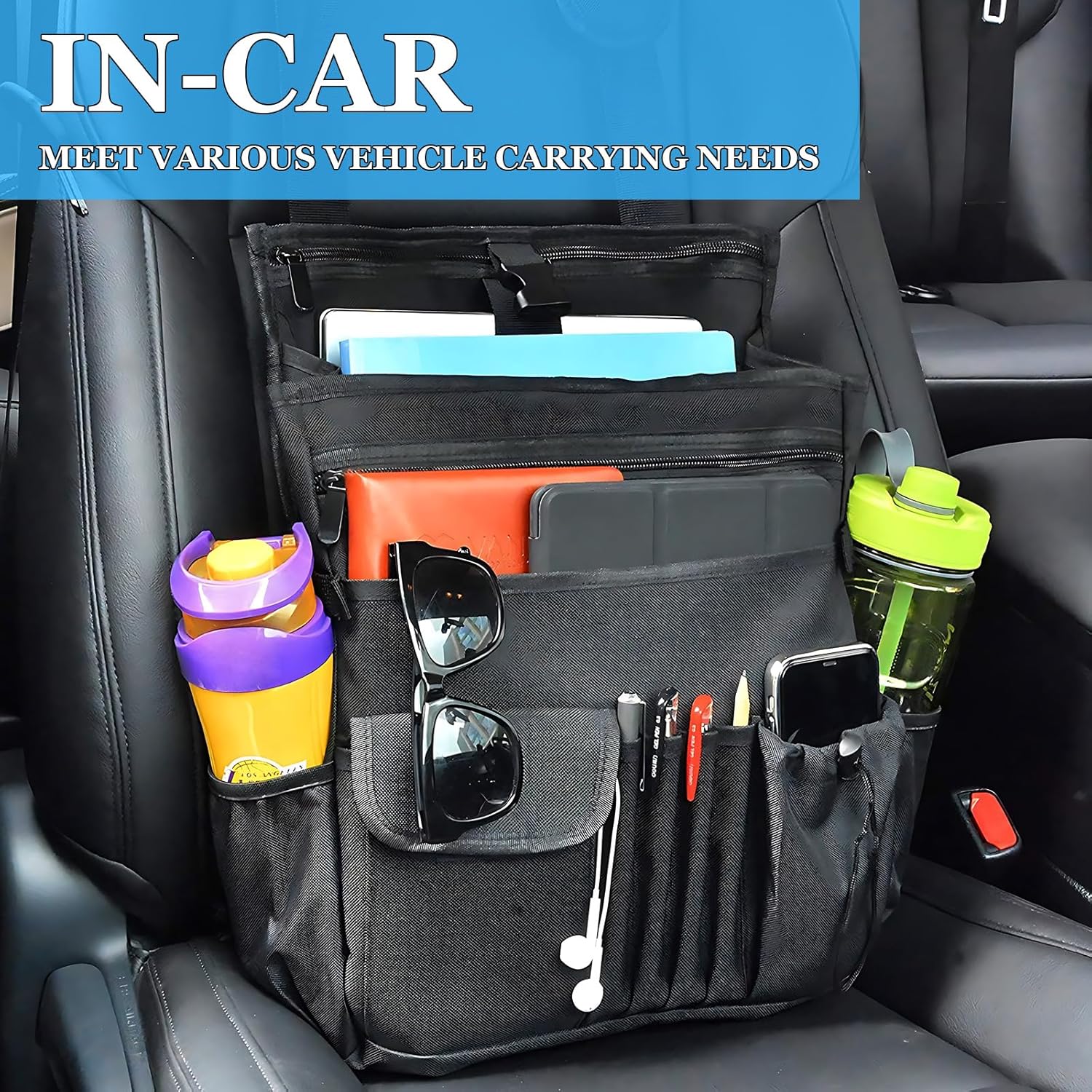 Car Organiser Briefcase with Separate Pocket