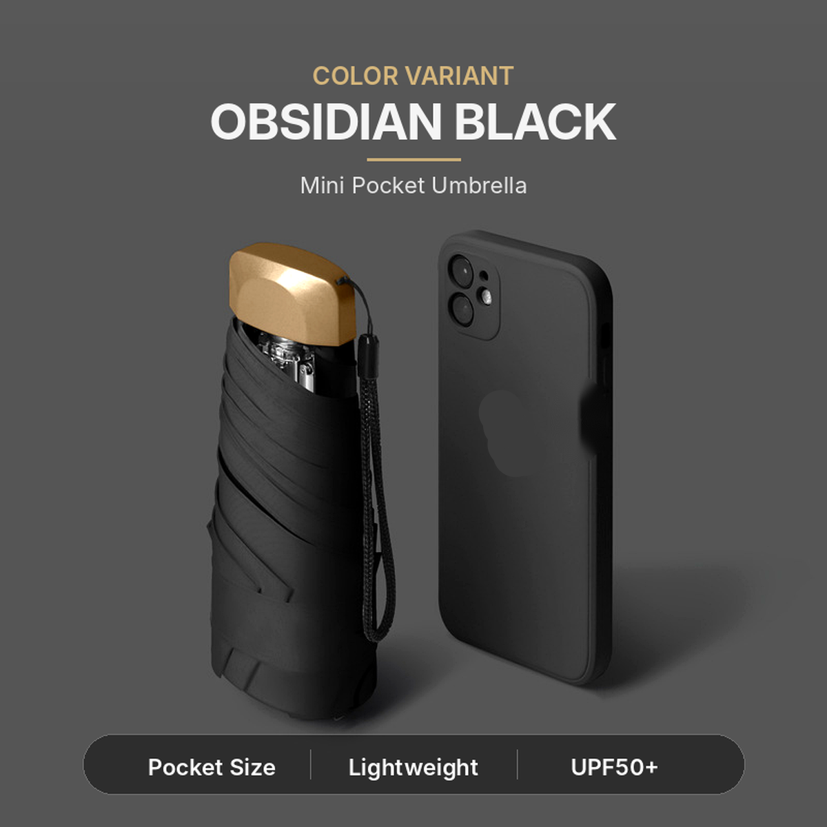 Say Goodbye to Bulky Umbrellas-Dual-Purpose Portable Capsule Umbrella