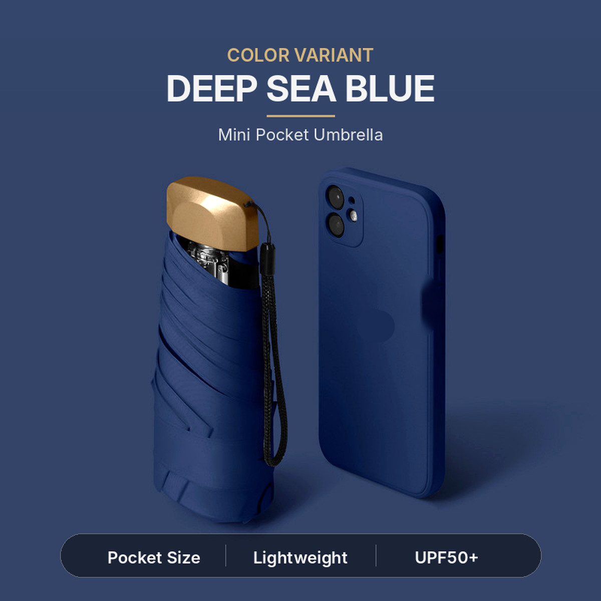 Say Goodbye to Bulky Umbrellas-Dual-Purpose Portable Capsule Umbrella