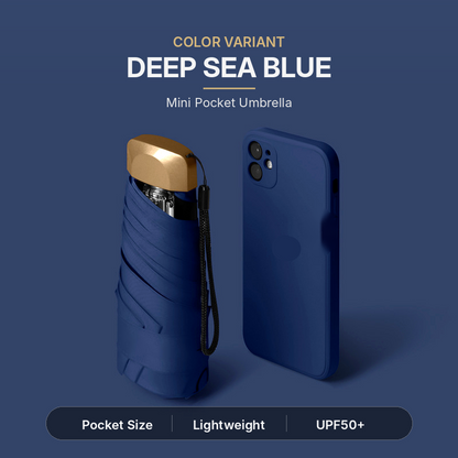 Say Goodbye to Bulky Umbrellas-Dual-Purpose Portable Capsule Umbrella