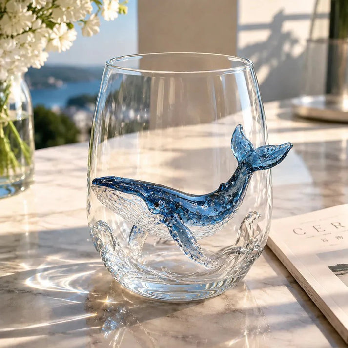 ✨🎁The Perfect Beach House Gift🌊3D Ocean Animal Artisan Glassware Collection
