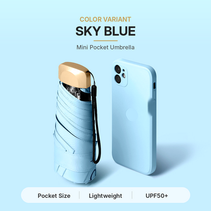 Say Goodbye to Bulky Umbrellas-Dual-Purpose Portable Capsule Umbrella