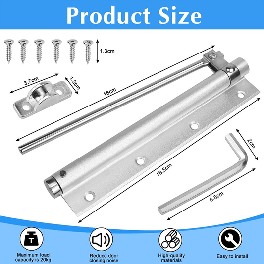 Automatic Door Self-Closing Hinge