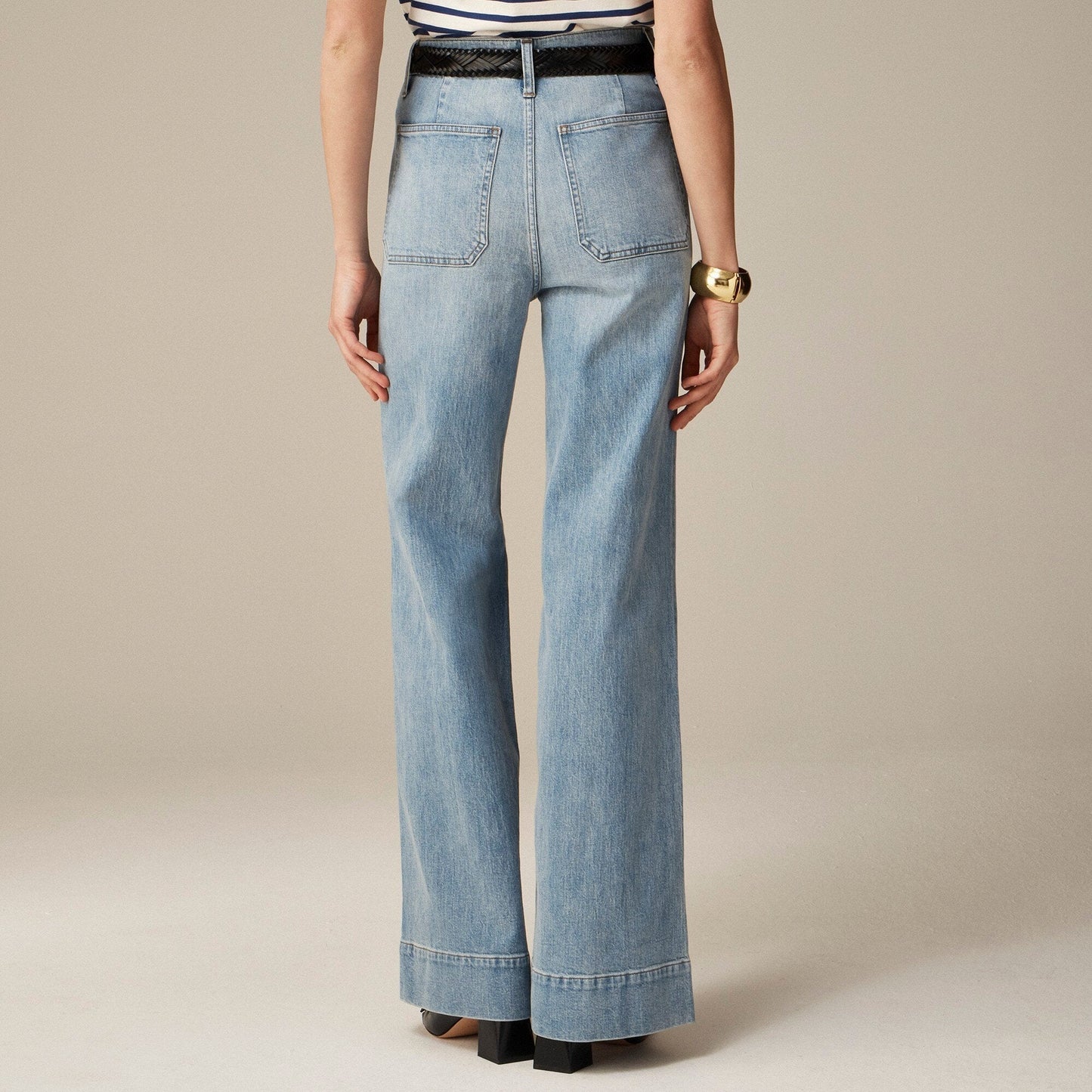 🧣👖Tummy Control Sailor Wide Leg Trouser