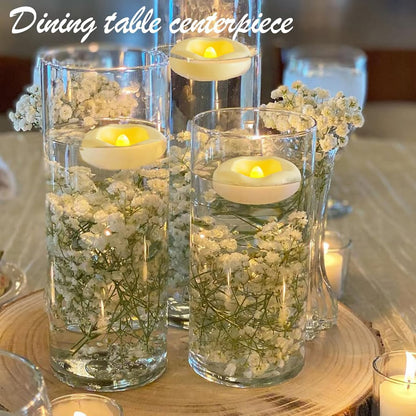 🕯️Water-Activated Flameless Floating LED Candles – Romantic Waterproof Glow for Any Occasion