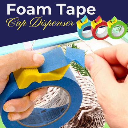 🛠️ Foam Tape Cap Disienser for Painters, Crafters, and Masking Tape Cutting