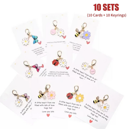 ✨Crafted by Hand-20 Sets Hug Favors(🦋Butterfly, Ladybird, Flower, Bee)