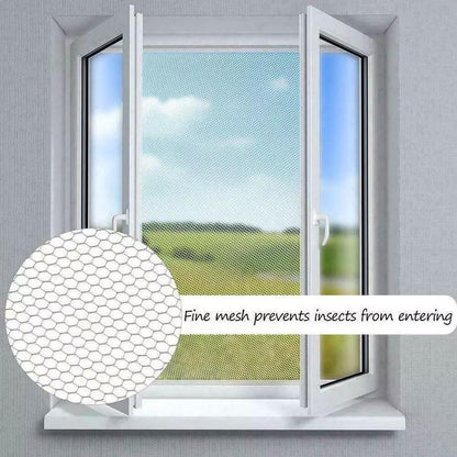 3-Second Fit Window Mesh —— Blocks virtually all bugs🦟