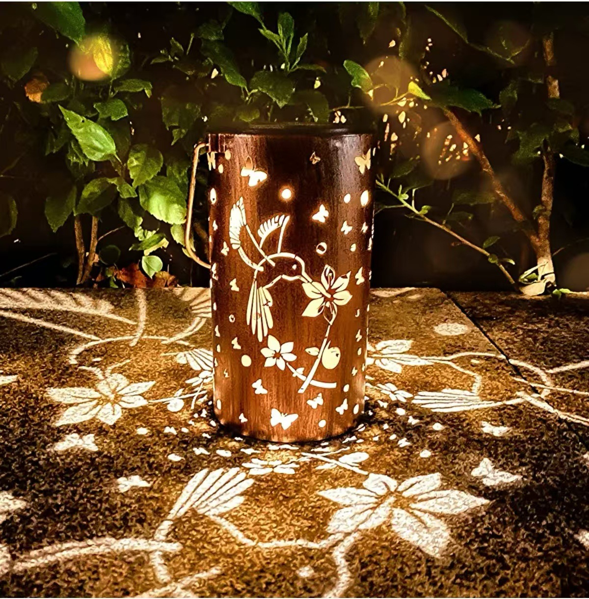 Colorful Sunflower Glow Solar Garden Lantern