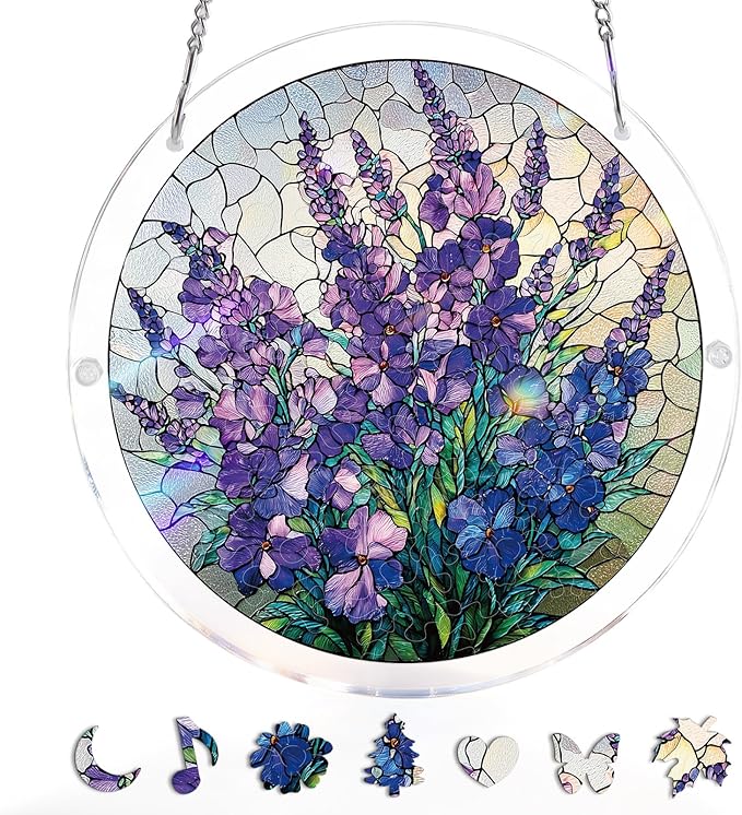 💖Acrylic Jigsaw Puzzle Suncatcher - Holy Light of Jesus Light
