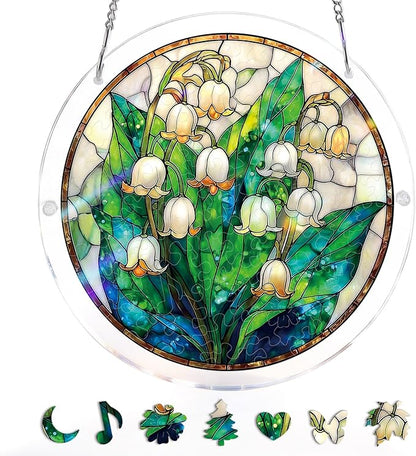 💖Acrylic Jigsaw Puzzle Suncatcher - Holy Light of Jesus Light