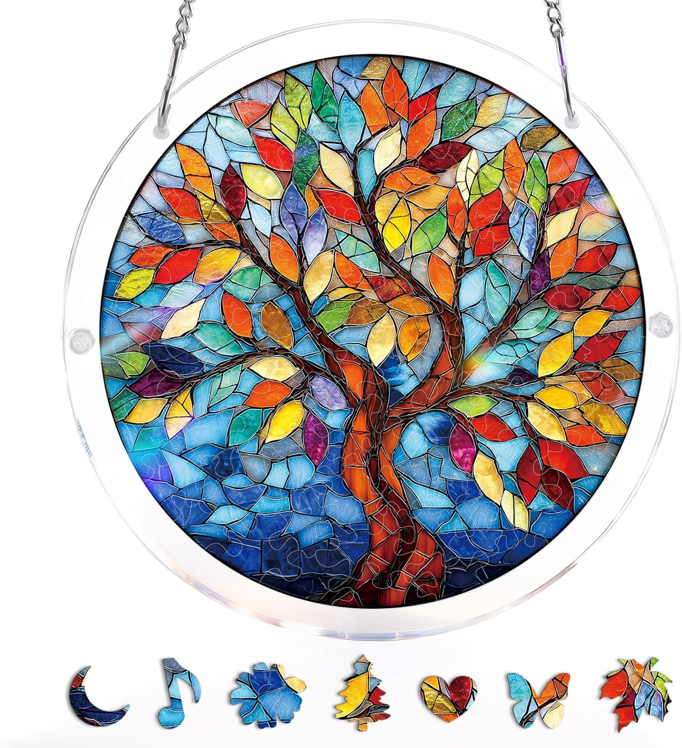 💖Acrylic Jigsaw Puzzle Suncatcher - Holy Light of Jesus Light