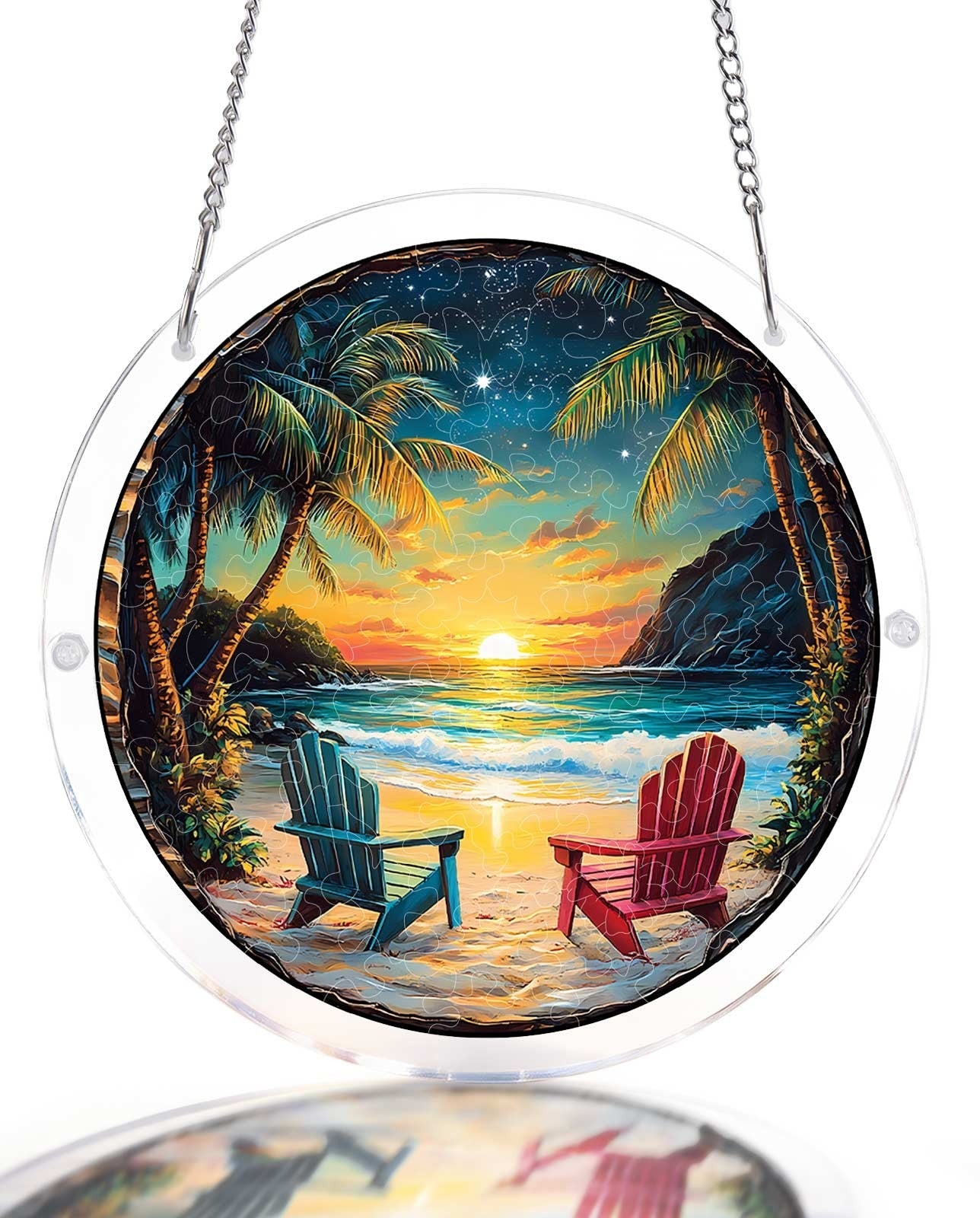 💖Acrylic Jigsaw Puzzle Suncatcher - Holy Light of Jesus Light