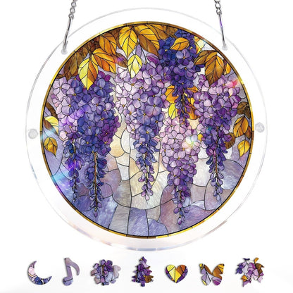 💖Acrylic Jigsaw Puzzle Suncatcher - Holy Light of Jesus Light