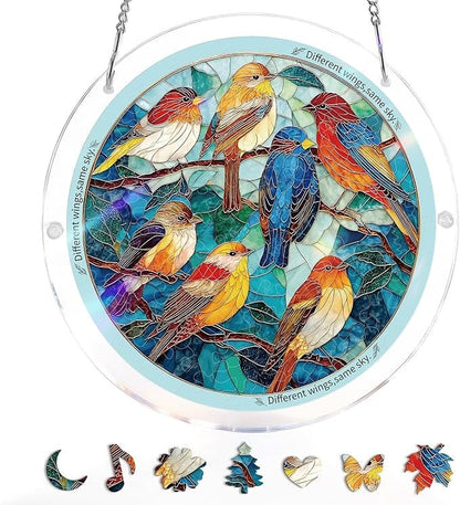 💖Acrylic Jigsaw Puzzle Suncatcher - Holy Light of Jesus Light