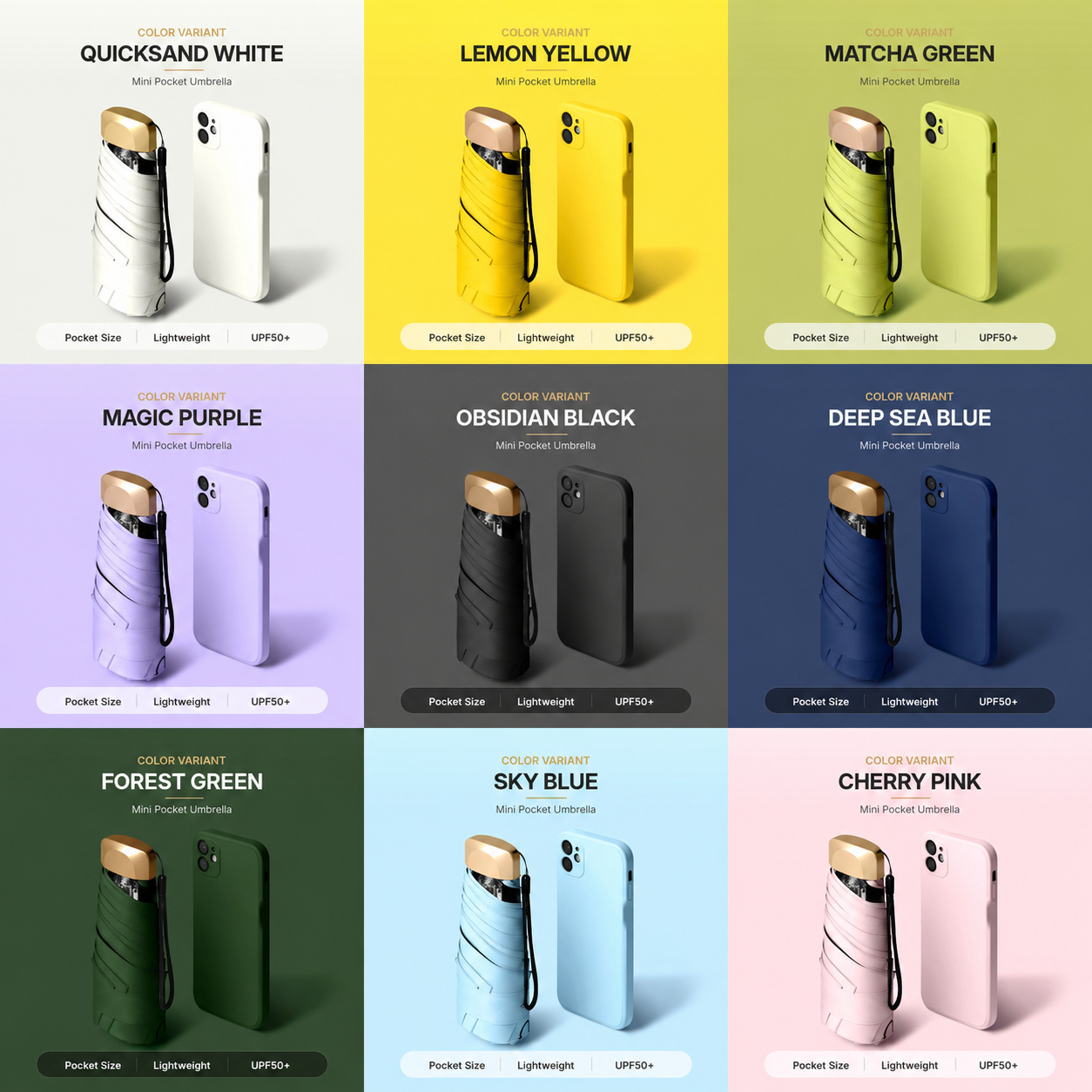 Say Goodbye to Bulky Umbrellas-Dual-Purpose Portable Capsule Umbrella