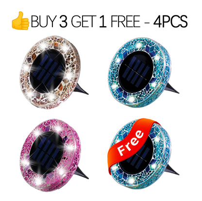 🔅Solar Outdoor Mosaic Disk Lights
