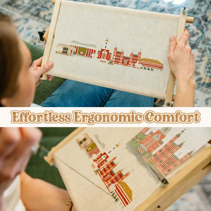 Adjustable Tabletop Embroidery Stand – Cross Stitch Frame Holder 🧵
