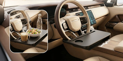 2-in-1 Car Steering Wheel Desk & Seat Gap Organizer Tray