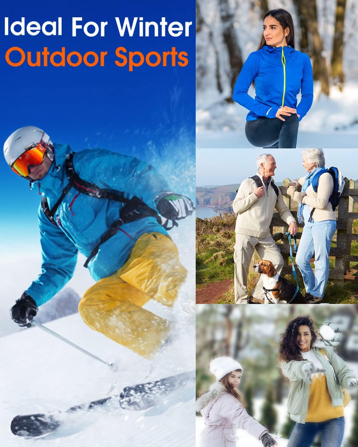 Bluetooth Headphones Earmuffs, ✨Built-in HD Speakers and Microphone for Biking Running