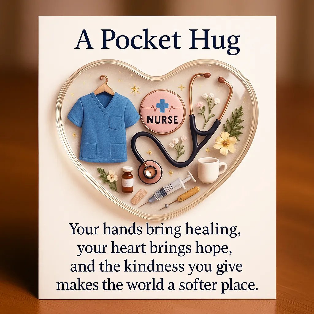 A Nurse's Pocket Hug: Carry the Thanks They Deserve