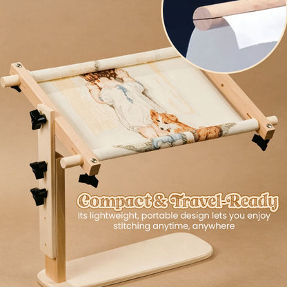 Adjustable Tabletop Embroidery Stand – Cross Stitch Frame Holder 🧵