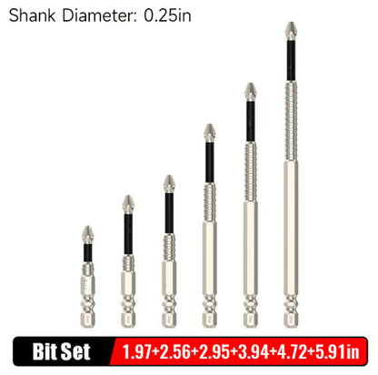🔥🔨High-Magnetic Screwdriver Drill Bit Set