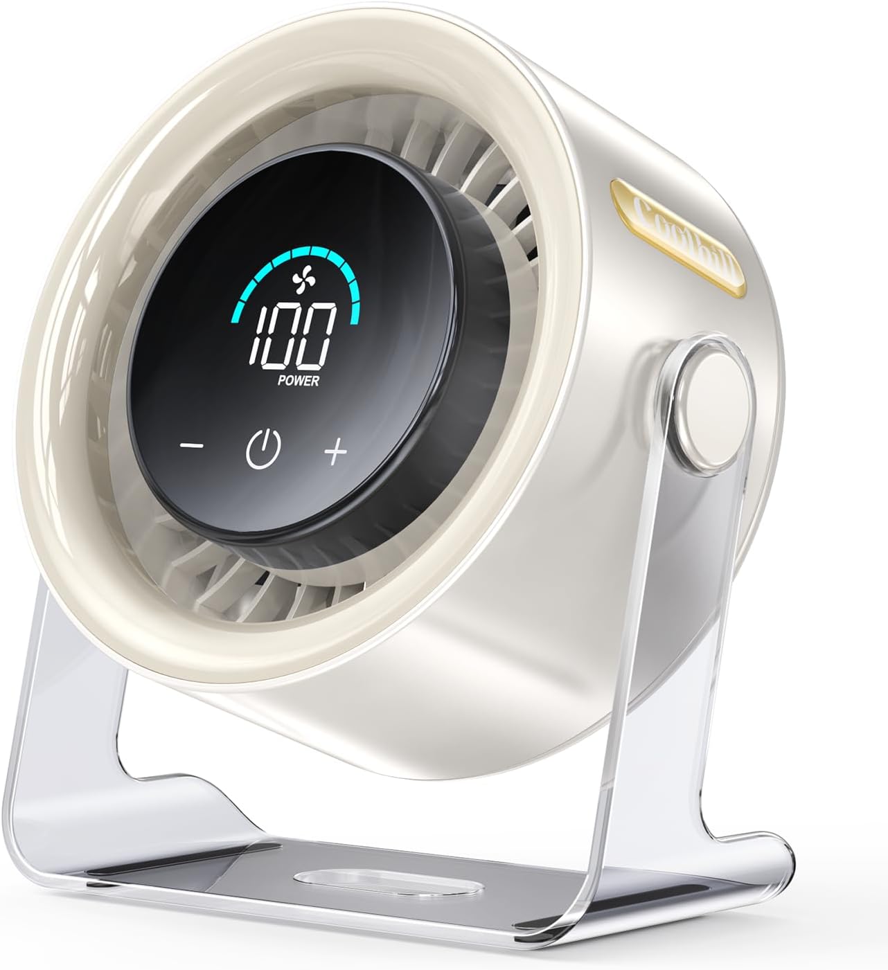 🔥USB Desk Fan for Bedroom: 120° Rotating Small Rechargeable Battery Desktop Fans for Bedroom Home Office