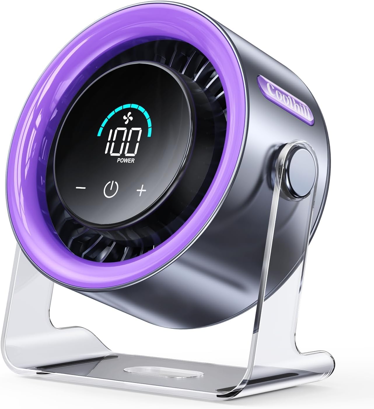 🔥USB Desk Fan for Bedroom: 120° Rotating Small Rechargeable Battery Desktop Fans for Bedroom Home Office