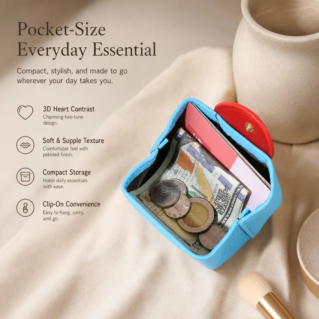 🥳2026 HOT SALE🥳💞50K+ SOLD! 💖Sweetheart Mini Leather Pouch