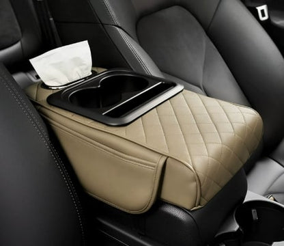 🔥Multifunctional PU Leather Car Armrest Box Mat 😍