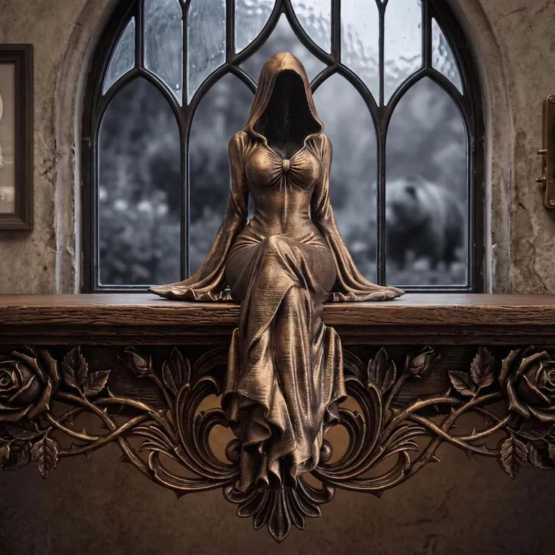 🪄Lady Reaper - Ethereal Hooded Figure Sculpture