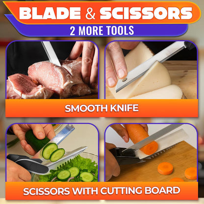 🔥✨2 in 1 Kitchen Scissors for Food