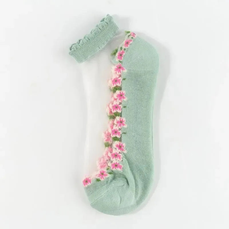 🥳SUMMER HOT SALE🥳💞50K+ SOLD!🔥Floral Lace Women's Spring Summer Ankle Socks