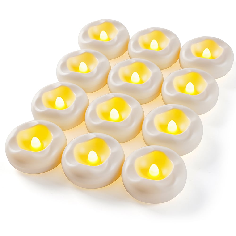 🕯️Water-Activated Flameless Floating LED Candles – Romantic Waterproof Glow for Any Occasion