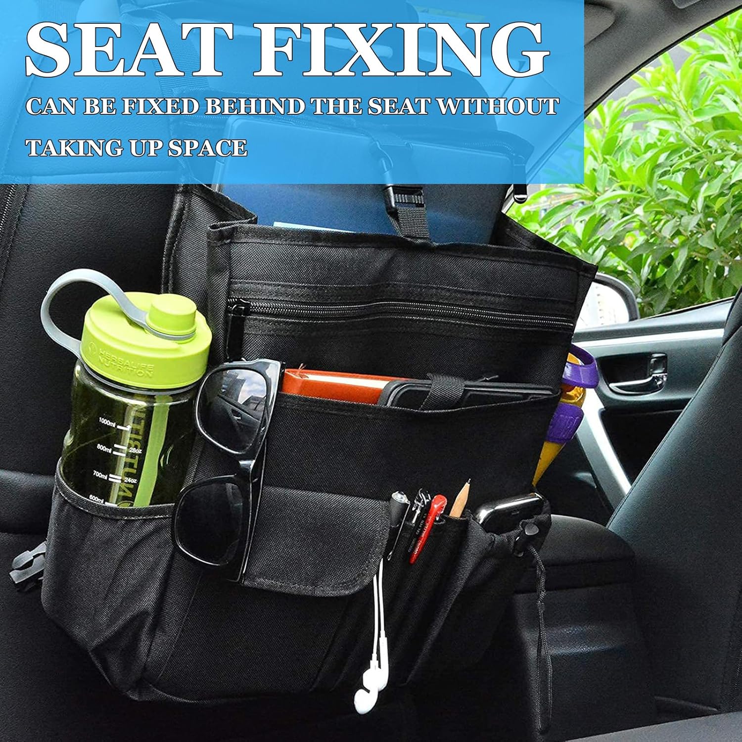 Car Organiser Briefcase with Separate Pocket