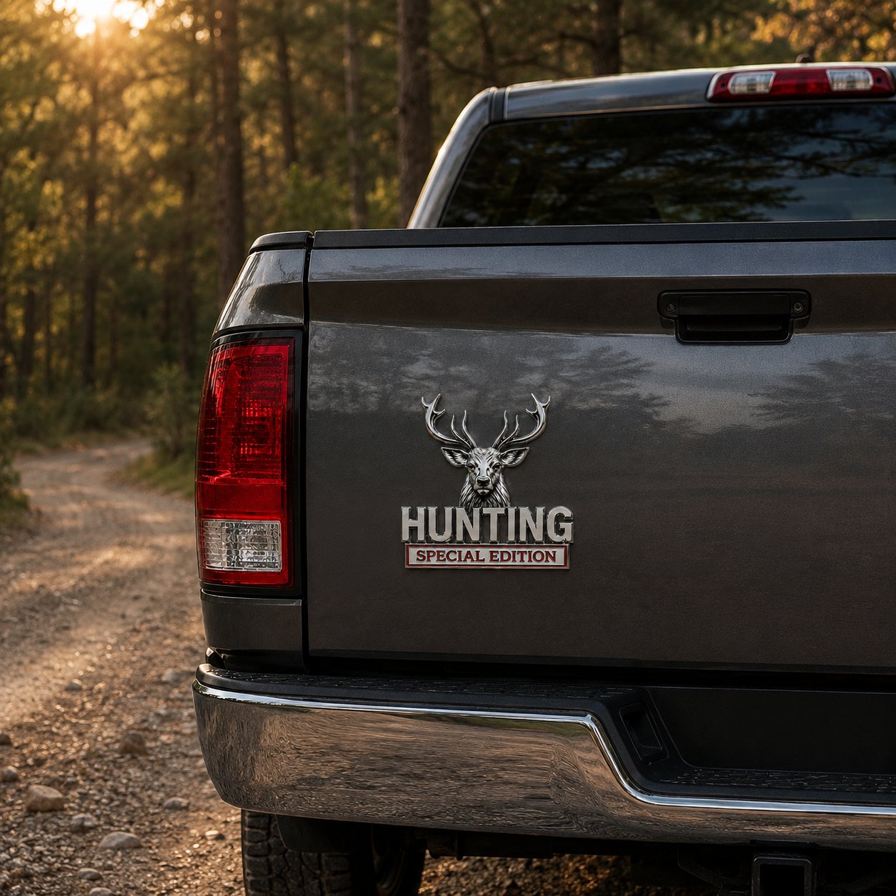 🦌 HUNTING Special Edition 3D Chrome Metal Car Emblem