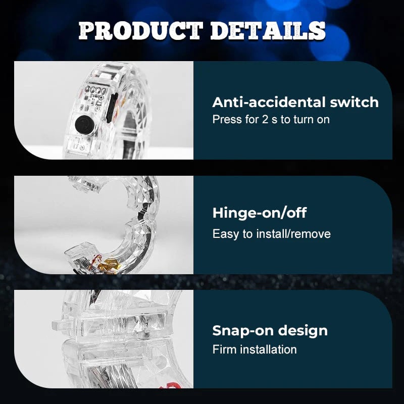 Colorful Bicycle Wheel Lights (7 Colors + 18 Light Modes) – Safe & Super Cool for Night Riding!