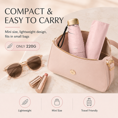 Say Goodbye to Bulky Umbrellas-Dual-Purpose Portable Capsule Umbrella