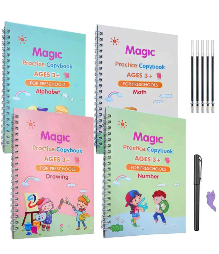 🏆LAST DAY SALE ONLY ￡9.99!🔥4-in-1 Fun Reusable Learning Books📚