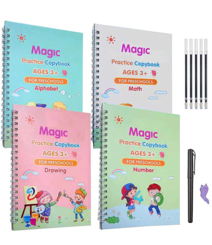 🏆LAST DAY SALE ONLY ￡9.99!🔥4-in-1 Fun Reusable Learning Books📚