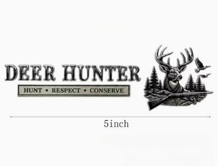 🦌 HUNTING Special Edition 3D Chrome Metal Car Emblem