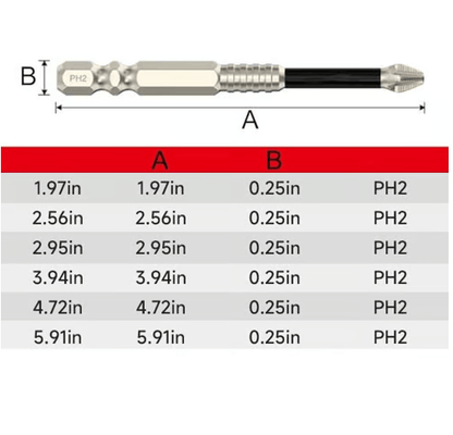🔥🔨High-Magnetic Screwdriver Drill Bit Set