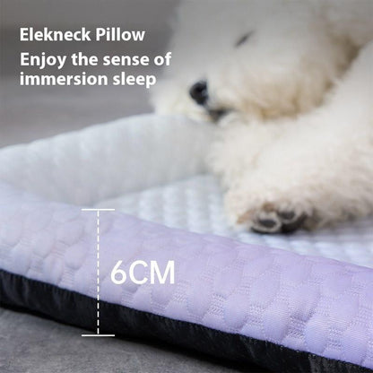Pet Cooling Pad Mat for Dogs and Cats - Ice Silk Summer Cool Bed Blanket