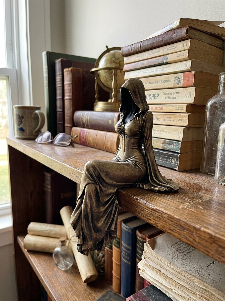 🪄Lady Reaper - Ethereal Hooded Figure Sculpture