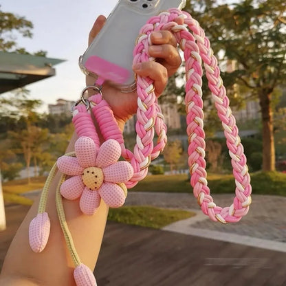 🌞Cute Floral Phone Crossbody Lanyard – Hands-Free & Stylish!