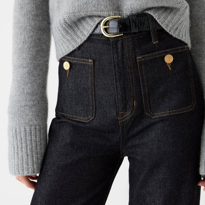🧣👖Tummy Control Sailor Wide Leg Trouser