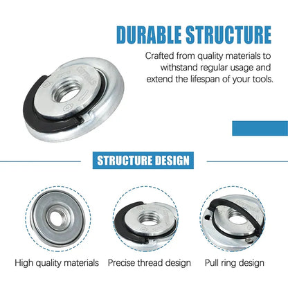 Angle Grinding Tool Flange Nut🔧, 1 SET(2 PCS)